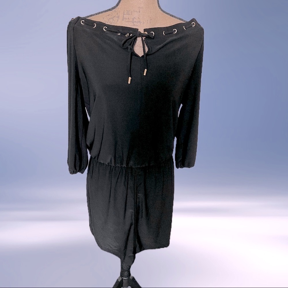 BLACK HOUSE WHITE MARKET BLACK DRESS - SIZE MEDIUM- GORGEOUS LIKE NEW